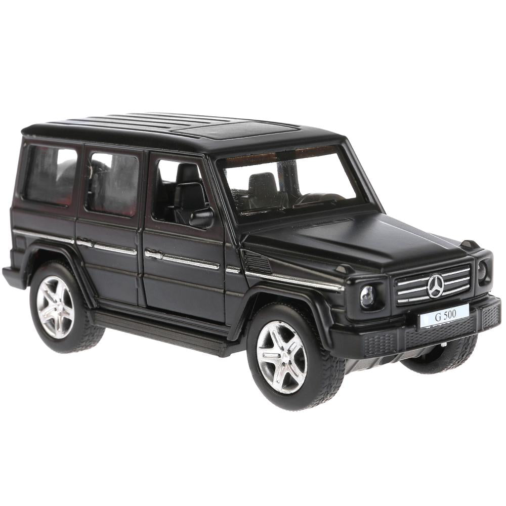 ТМ Технопарк. Machine en métal "MERCEDES-BENZ CLASSE G" 12 cm, ouverte. двери, инерц., ЧЕРНЫЙ в кор.2*36шт