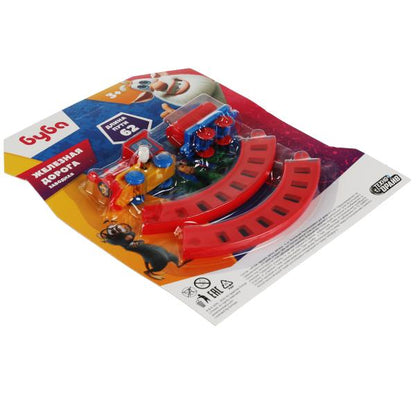 Железная дорога мультяшная БУБА дл.пути 62, блист.20*25*5см ИГРАЕМ ВМЕСТЕ в кор.2*144шт