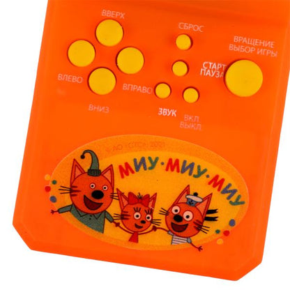 Электронная логическая игра Три Кота кор. 12,5*6,5*2,5см ИГРАЕМ ВМЕСТЕ в кор.2*144шт