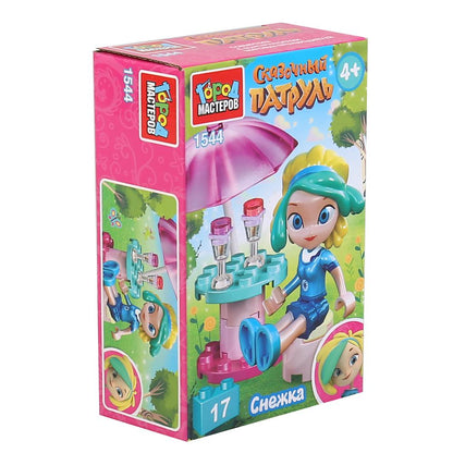 Конструктор "Город мастеров" Сказочный патруль: Снежка в кафе, 17дет. в русс. кор. в кор.2*40шт