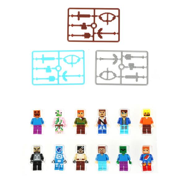 Конструктор фигурки мой мир -12 шт. МАСТЕР в кор.2*60шт