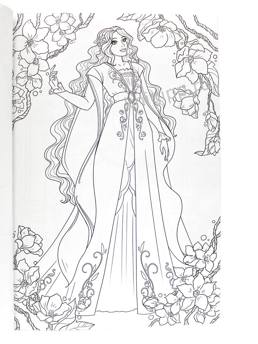 МАКСИ-РАСКРАСКА. ЧУДЕСНЫЕ ПРИНЦЕССЫ