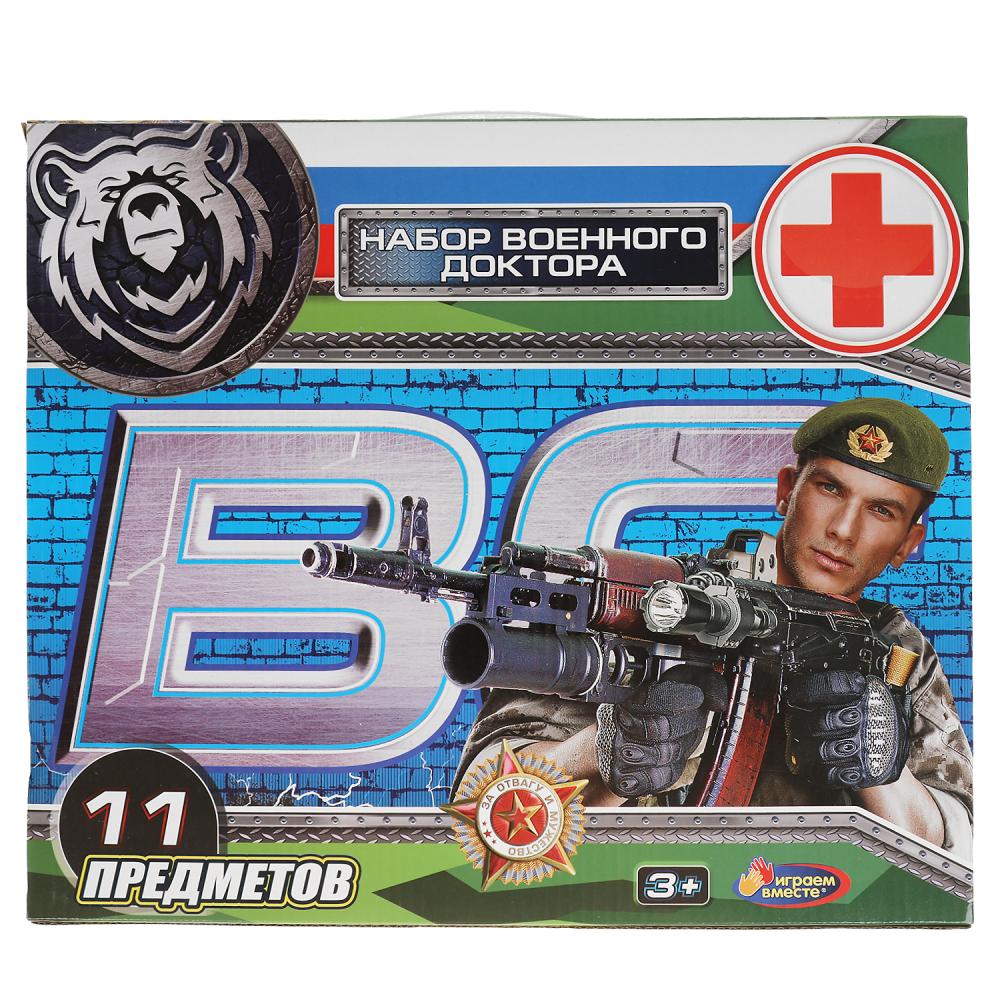 Набор доктора ВОЕННЫЙ, кор., 34*29*4,5см ИГРАЕМ ВМЕСТЕ в кор.2*30шт