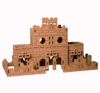 КОНСТРУКТОР "УСАДЬБА" ИЗ НАСТОЯЩИХ КИРПИЧИКОВ (571 ДЕТАЛЕЙ) в кор.2шт