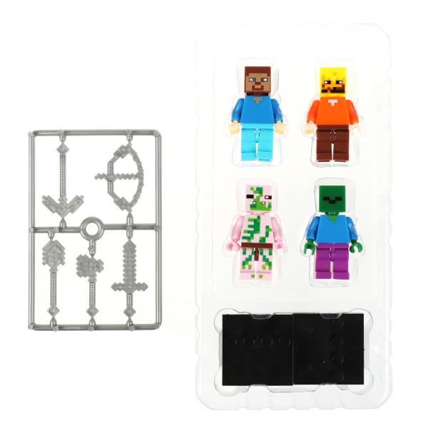 Конструктор фигурки мой мир - 4 шт. МАСТЕР в кор.2*120шт