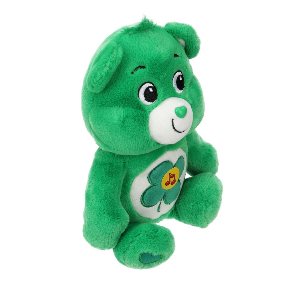 Игрушка мягкая мишка зеленый 20см, озвуч. Jouer à la cor.24шт