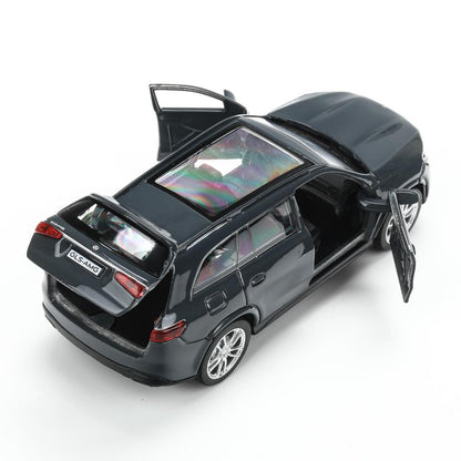 Машина металл MERCEDES-BENZ gls class amg 12см, дв,баг,ин,серый, кор. Parc technologique dans le cor.2*36шт