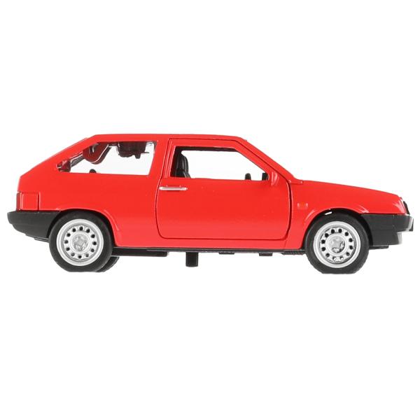 Машина металл LADA -2108 "СПУТНИК", 11,7 см, двери, баг., ин., красный, кор. Технопарк в кор.2*36шт