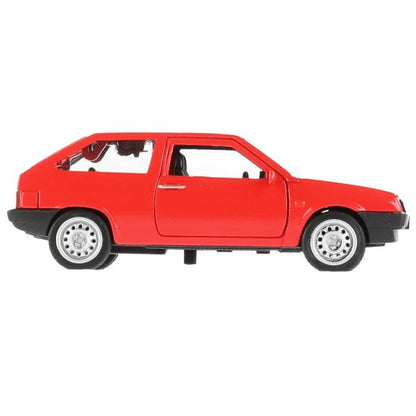 Машина металл LADA -2108 "СПУТНИК", 11,7 см, двери, баг., ин., красный, кор. Технопарк в кор.2*36шт
