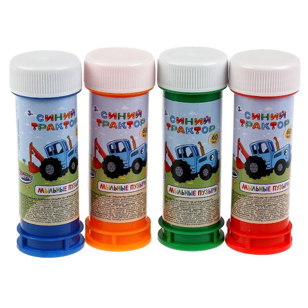 Играем вместе. Мыльные пузыри "Синий трактор" 60 мл арт.01031-60ЭД