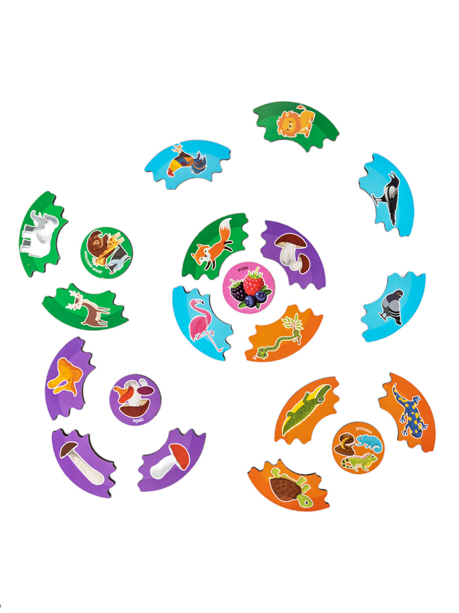 Пазлы из дерева. Mon premier paquet "Мир вокруг" 60 эл