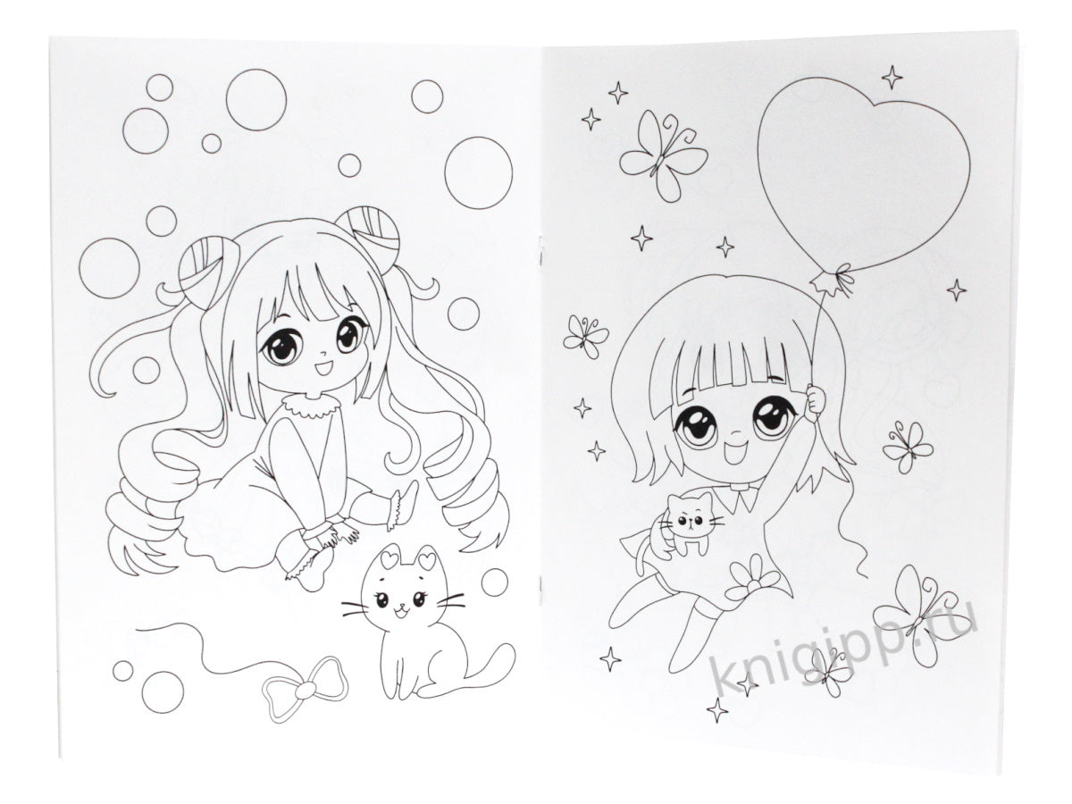 РАСКРАСКА А4 эконом. МИЛАШКИ