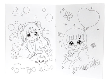 РАСКРАСКА А4 эконом. МИЛАШКИ