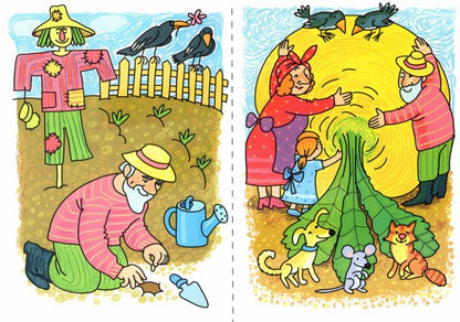 Набор карточек с рисунками. Расскажи мне сказку. Репка. Для детей 4-7 лет