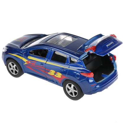 Machine métallique Nissan Murano 12 cm, ouverte et arrière, inerte. dans le cor. Parc technologique en cor.2*24шт