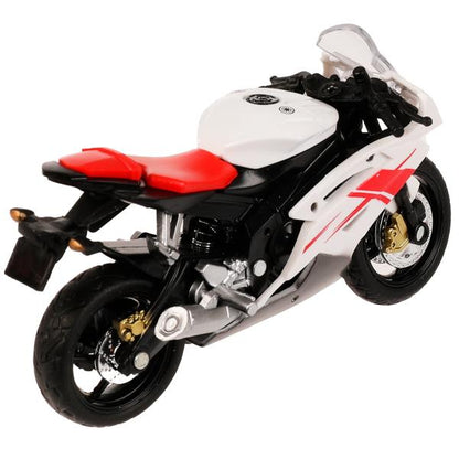 2004I099-R1Модель металл СПОРТБАЙК 11см, руль поворач, подвеска, подножка, кор. Технопарк в кор.5*48
