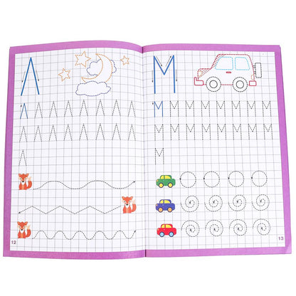 Тренируем руку. Description. Je suis allé à l'école. 4-6 lettres 165х240 mm. Скрепка. 48 pièces. Умка в кор.30шт