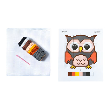 Набор для творчества. Вышивка "Совёнок" (с пяльцами)