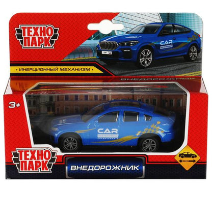 2107C048-R1337975 Машина металл ВНЕДОРОЖНИК, 11 см, инерция, кор. Технопарк в кор.2*120шт