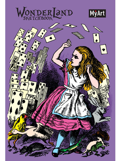 MyArt. СКЕТЧБУК "Wonderland sketchbook" АЛИСА