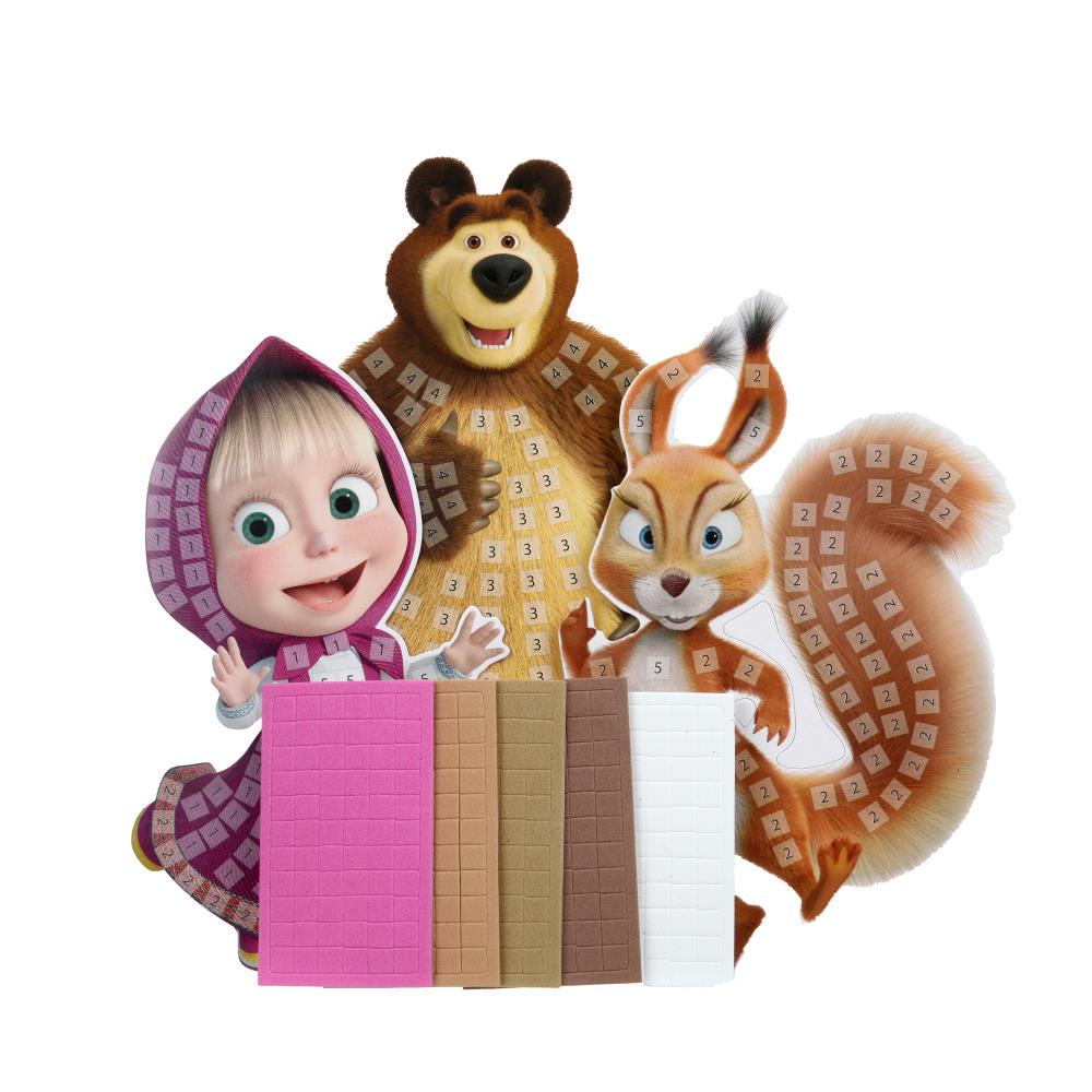 Application de figurines en EVA pour conversion 17*23 cm Masha et Medvedь МУЛЬТИ АРТ en cor.100шт