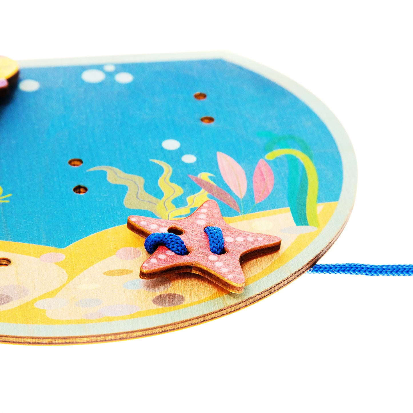 Шнуровка деревянная "Аквариум" (конверт)