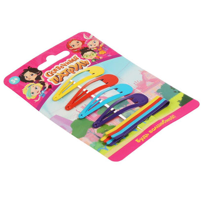 Accessoires pour/devochek СКАЗОЧНЫЙ ПАТРУЛЬ 8 заколок на карт. dans le paquet. МИЛАЯ ЛЕДИ уп-10шт в кор.50уп