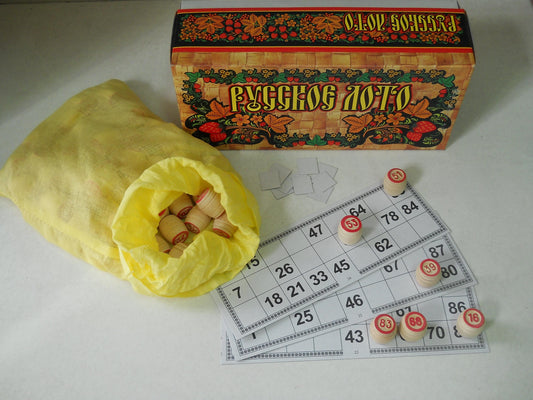 Русское лото в картонной коробке арт.С-197 (Ладья-С) /30