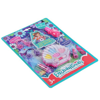 Косметика для девочек "ЭНЧАНТИМАЛС" тени для век, помада, лак д/ногтей ТМ "МИЛАЯ ЛЕДИ" в кор.2*180шт