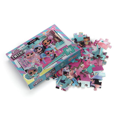 ЛОЛ Подростки. ЛОЛ. Пазлы в коробке 60 деталей. 190х141х35 мм. Умные игры в кор.24шт
