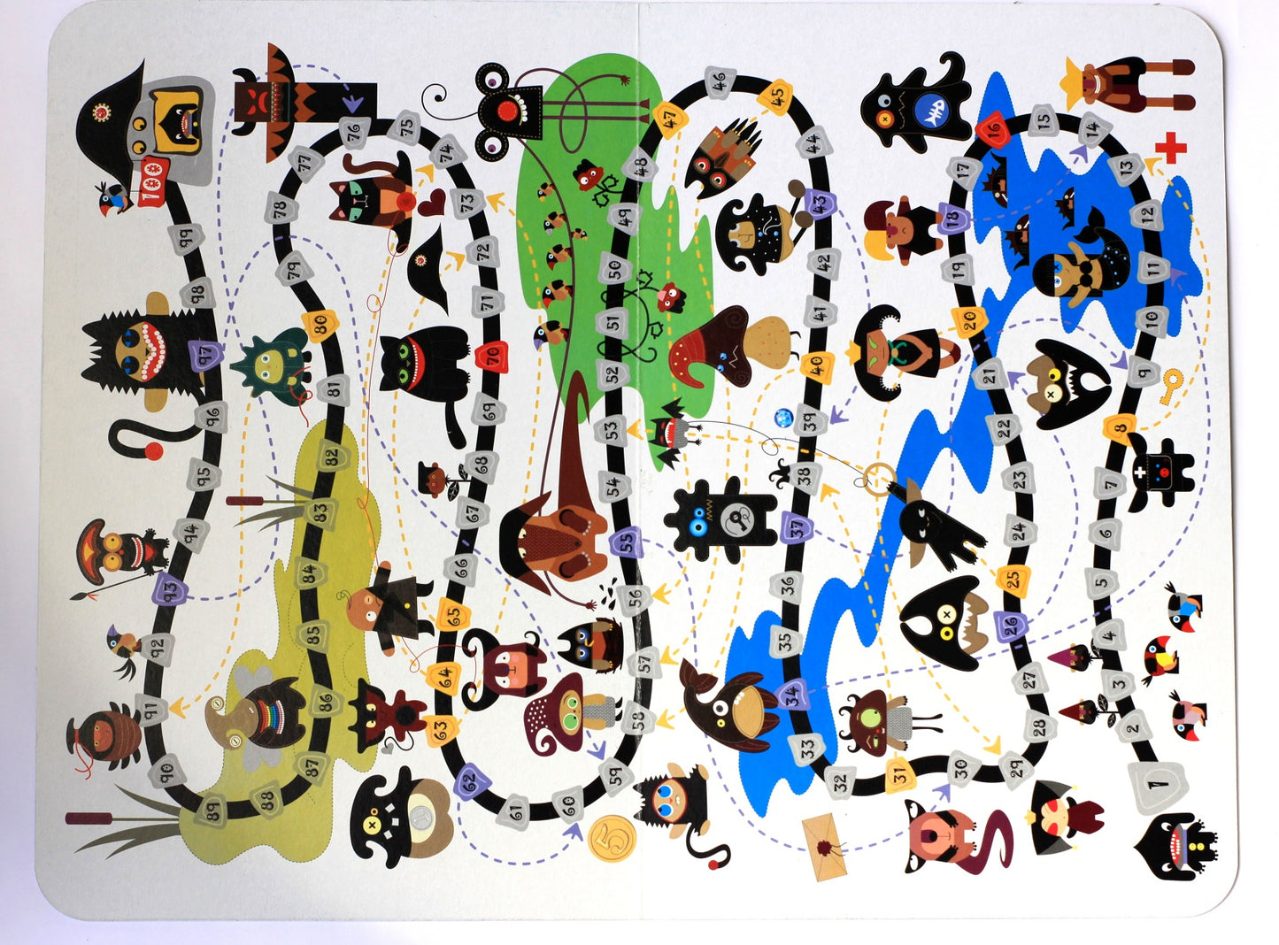 ИГРА НАСТОЛЬНАЯ 2 В 1 "ПИР МОНСТРИКОВ. ПРИКЛЮЧЕНИЯ МОНСТРИКА" в кор.5шт