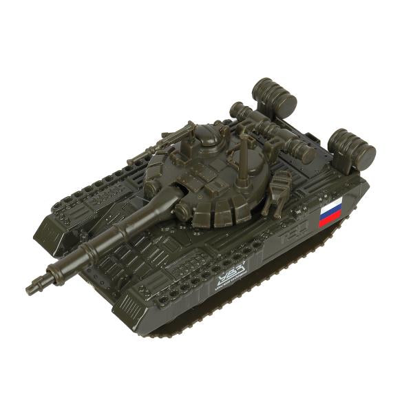 Modèle métallique ТАНК Т-90, 12 cm, подвиж. дет., инерц.,кор. Parc technologique en cor.2*24шт