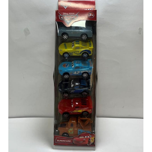Машина металл тачки набор 7,5 см, 6 шт, коробка - в кор.2*90наб