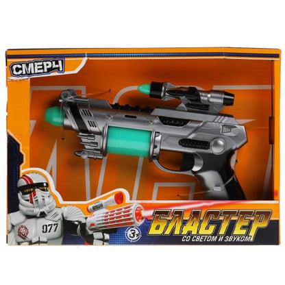 Бластер космический свет-звук, кор.30*21,5*5см ИГРАЕМ ВМЕСТЕ в кор.2*24шт