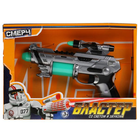 Бластер космический свет-звук, кор.30*21,5*5см ИГРАЕМ ВМЕСТЕ в кор.2*24шт