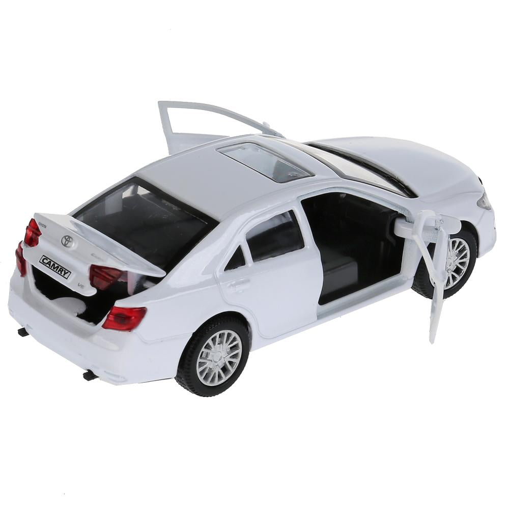 Машина металл "TOYOTA CAMRY", длина 12см, открыв. двери, инерц., белый в кор. Технопарк в кор.2*36шт