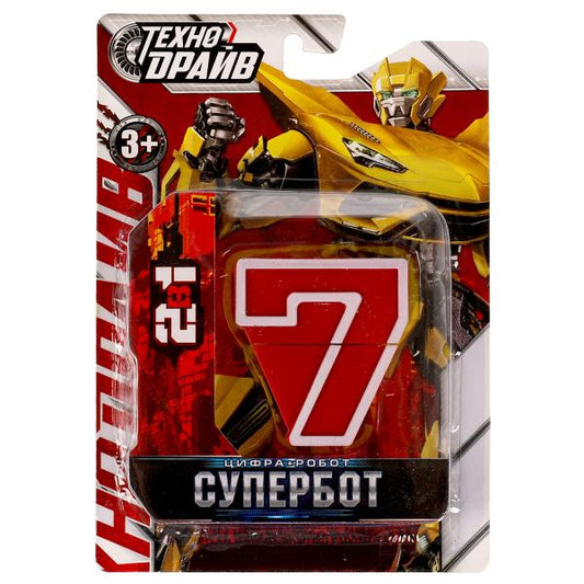 Robot superbot, transformateur en cisher 7, blister 17,5*12*2,5 cm, ТЕХНОДРАЙВ en cor.180шт