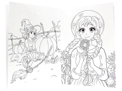 РАСКРАСКА А4 эконом. В СТИЛЕ АНИМЕ