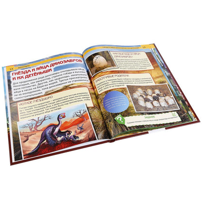 Динозавры. (Энциклопедия А4 с развивающими заданиями). Формат: 197х255 мм. 48 стр. Умка в кор.15шт