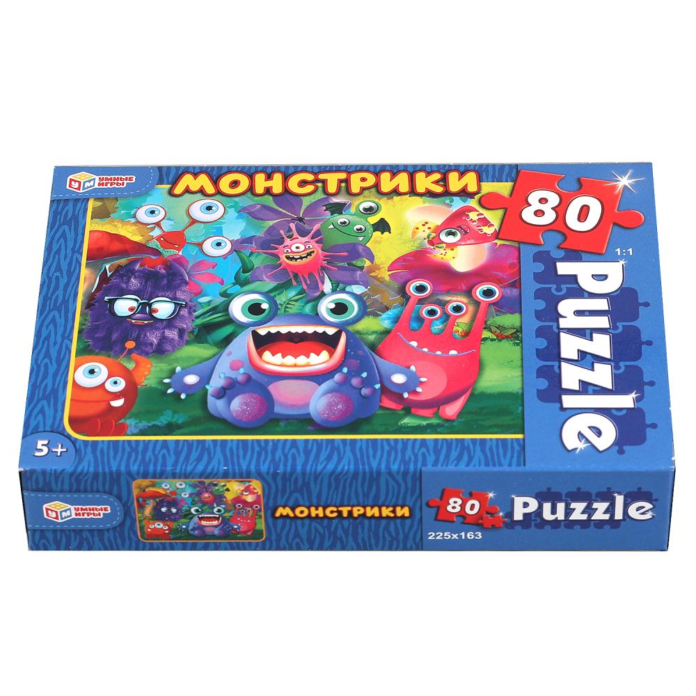 Monstres. пазлы классические в коробке. пазл 80 détails. Jeux gratuits Tous les jeux 16шт в кор8уп