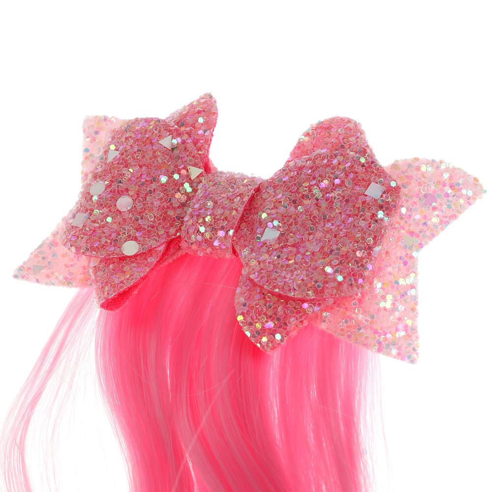 L'accessoire pour le bébé de la SCКАЗОЧНЫЙ ПАТРУЛЬ прядь волос на заколке (rose/голубой) МИЛАЯ ЛЕДИ уп-10шт в kor50up