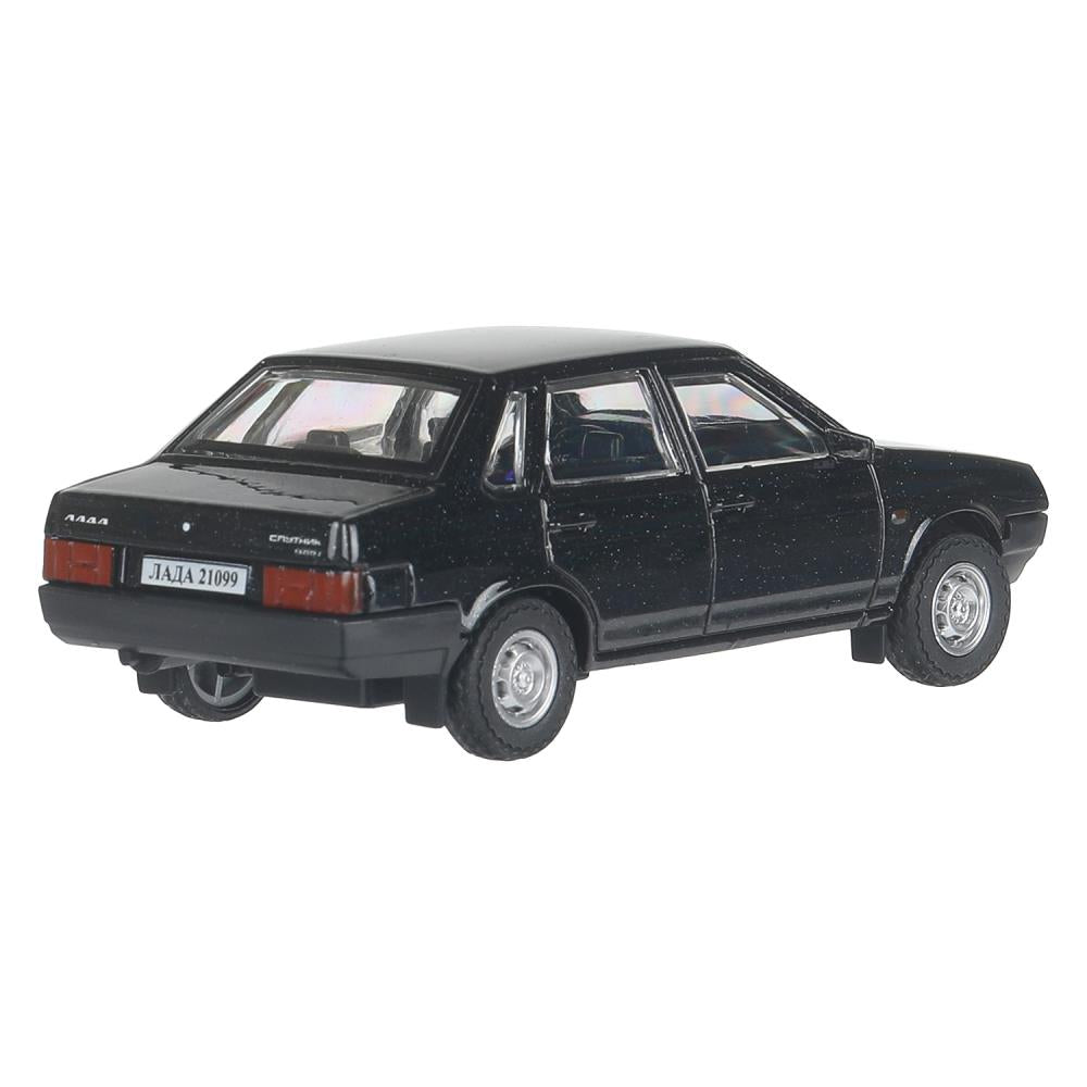 Машина металл LADA lada 21099 длина 10,5 см, инерц, черный, кор. Технопарк в кор.2*36шт