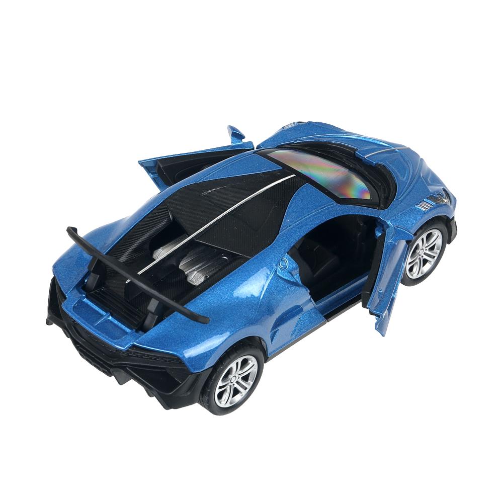 1:32 модель металл свет-звук bugatti divo 14.9см, двери, инерция, спойлер Технопарк в кор.2*48шт