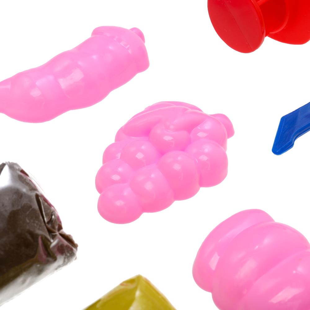 Набор с тестом для лепки и формочками Чебурашка вкусняшки для чебурашки МУЛЬТИ АРТ в кор.8шт