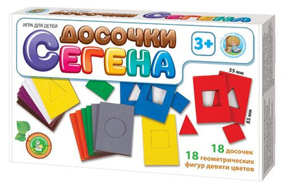 Игра деревянная "Досочки Сегена" в кор.14шт