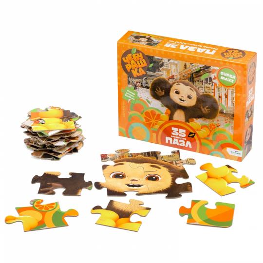 Пазл ORIGAMI Чебурашка Хорошее настроение 35 элементов макси