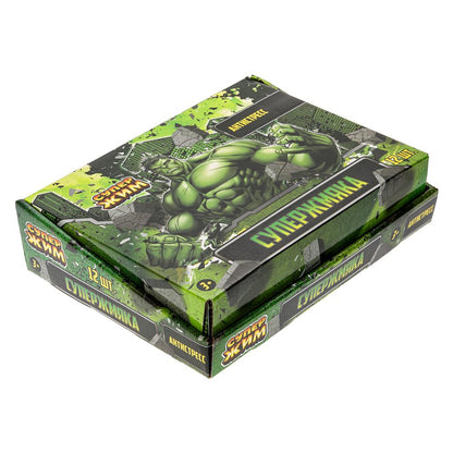 Игрушка жмяка мяч в сетке 6см, цвет в сборе, свет 12шт Супер Жим уп-12шт в кор.6уп