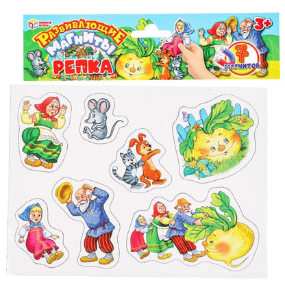 Репка. Развивающая игра на магнитах. 210х240х5 мм. Умные игры в кор.100шт