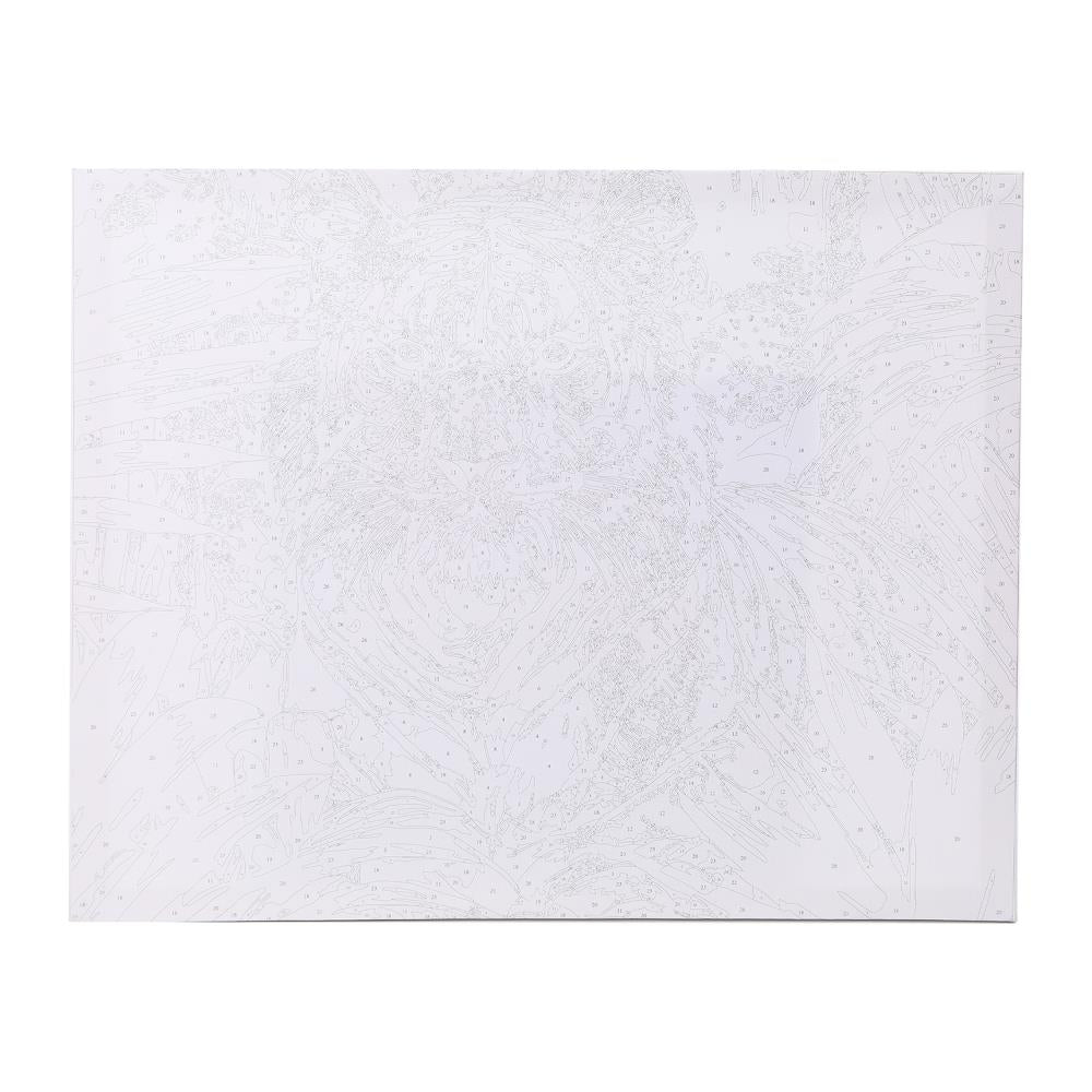 Étui avec un numéro de 40*50 cm en forme de tigre pour les jours du mois de juillet, АРТ en cor.24шт
