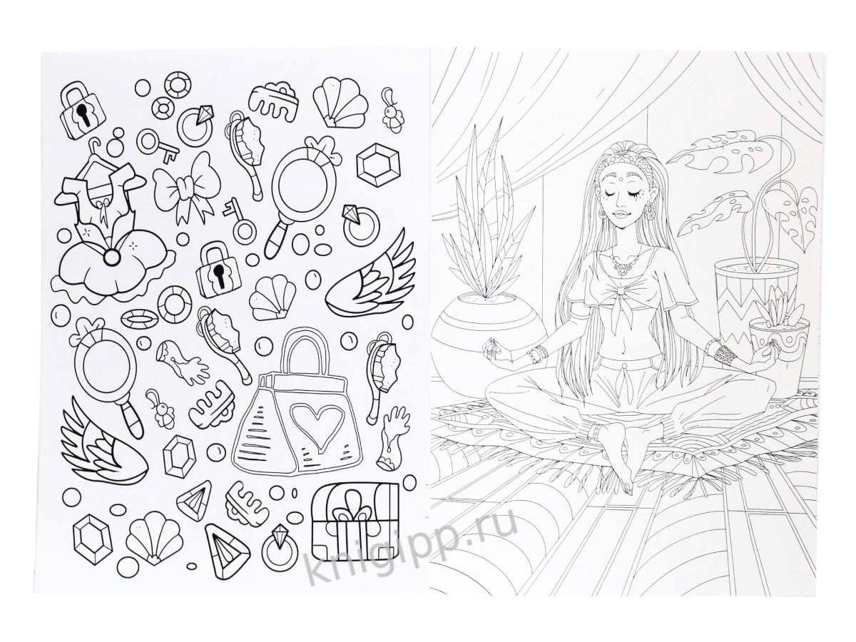 РАСКРАСКА С БРАСЛЕТИКАМИ. ТОЛЬКО ДЛЯ СТИЛЬНЫХ ДЕВЧОНОК